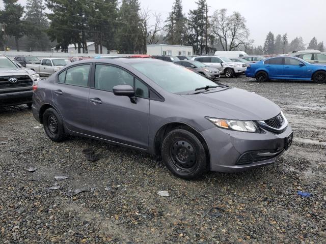 19XFB2F55EE223491 - 2014 HONDA CIVIC LX GRAY photo 4