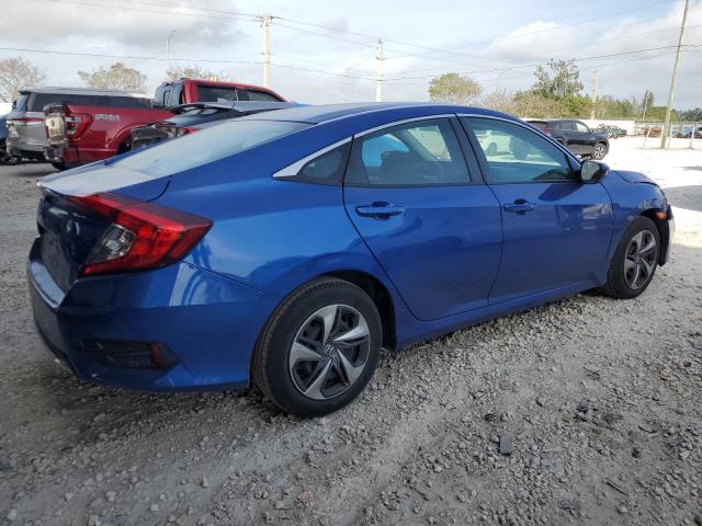 2HGFC2F66MH544711 - 2021 HONDA CIVIC LX BLUE photo 3