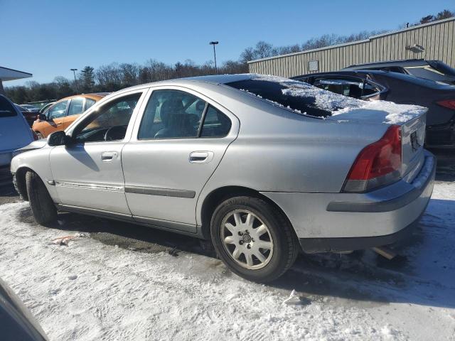 YV1RS61R022176775 - 2002 VOLVO S60 SILVER photo 2