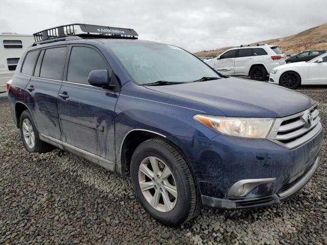 5TDBK3EH5CS098849 - 2012 TOYOTA HIGHLANDER BASE BLUE photo 4