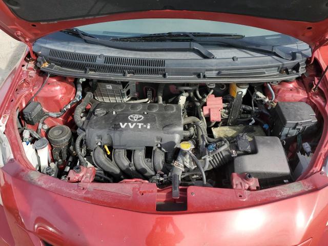 JTDBT903791328943 - 2009 TOYOTA YARIS RED photo 11