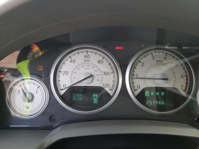 2A8HR54P18R709009 - 2008 CHRYSLER TOWN & COU TOURING შავი ფოტო 9