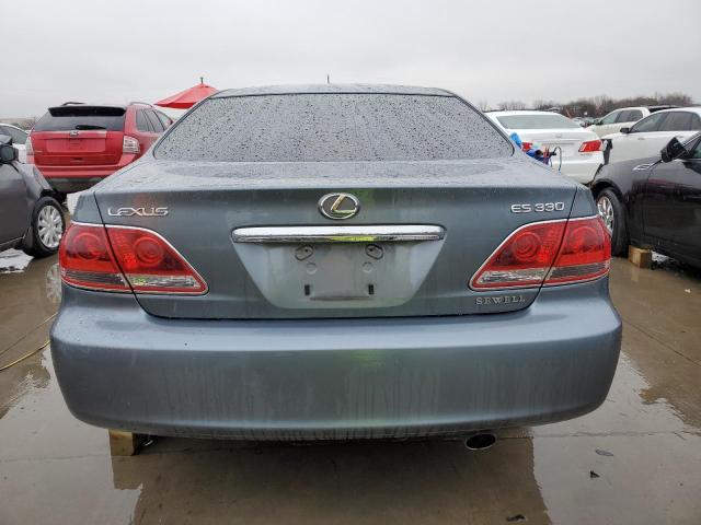 JTHBA30G765166871 - 2006 LEXUS ES 330 TEAL photo 6