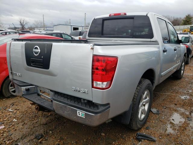 1N6AA07D39N307170 - 2009 NISSAN TITAN XE SILVER photo 4