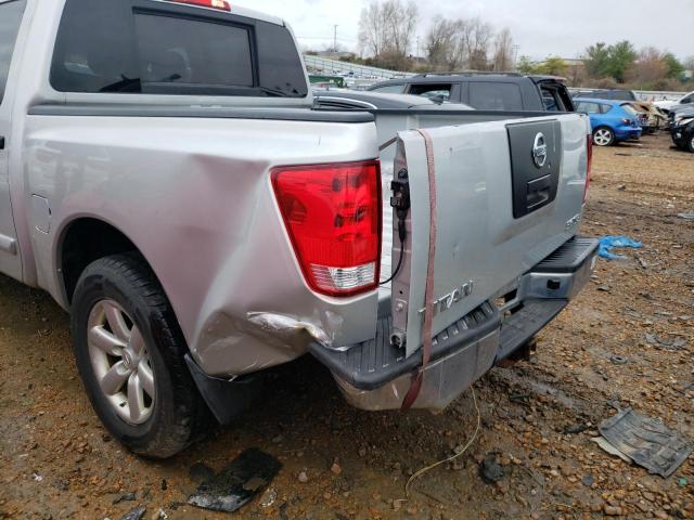 1N6AA07D39N307170 - 2009 NISSAN TITAN XE SILVER photo 9