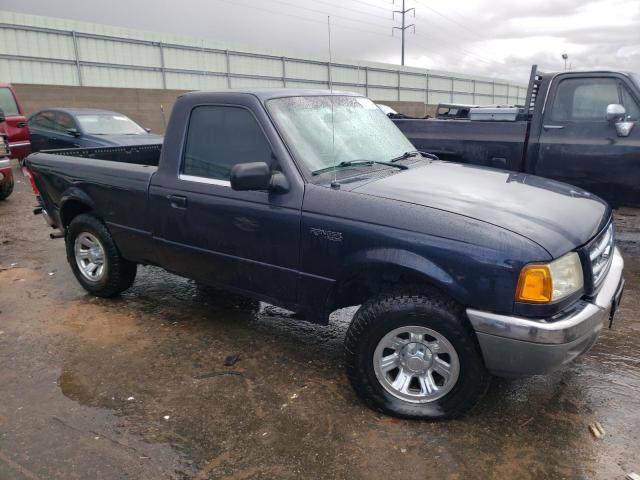 1FTYR10D43PB18582 - 2003 FORD RANGER BLUE photo 4