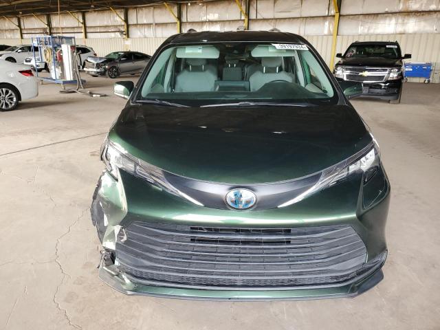 5TDKRKEC2MS067229 - 2021 TOYOTA SIENNA LE GREEN photo 5