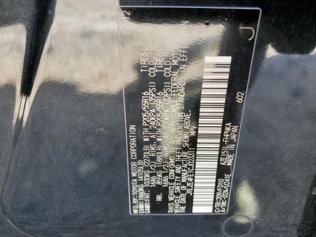 JTLZE4FE1CJ023311 - 2012 TOYOTA SCION XB Schwarz Foto 12