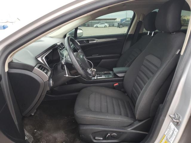 3FA6P0LU5KR114802 - 2019 FORD FUSION SE SILVER photo 7