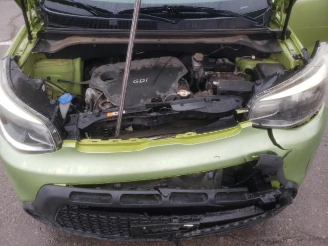 KNDJN2A20E7736517 - 2014 KIA SOUL GREEN photo 11