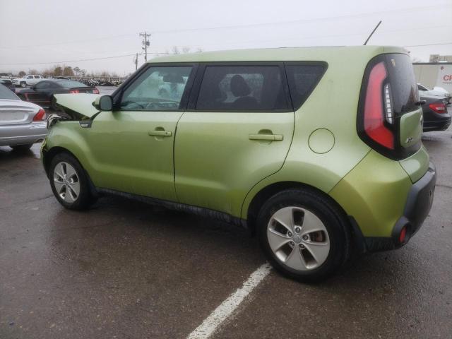 KNDJN2A20E7736517 - 2014 KIA SOUL GREEN photo 2