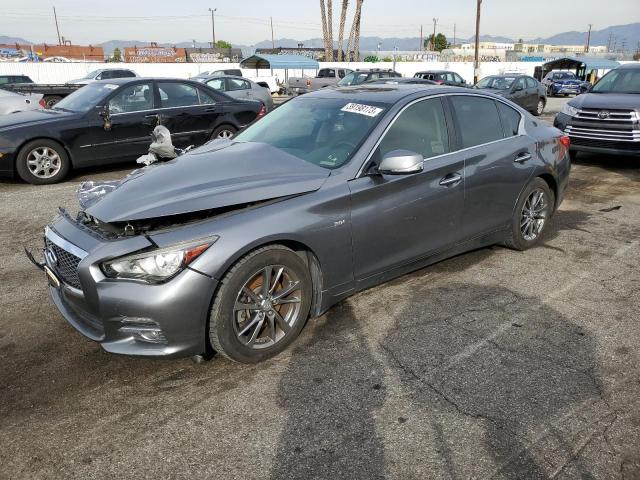 JN1EV7AP0HM741705 - 2017 INFINITI Q50 PREMIUM GRAY photo 1