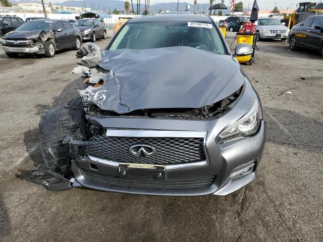 JN1EV7AP0HM741705 - 2017 INFINITI Q50 PREMIUM GRAY photo 5