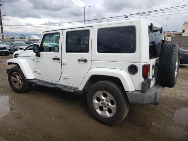 1C4BJWEG4DL671187 - 2013 JEEP WRANGLER U SAHARA WHITE photo 2