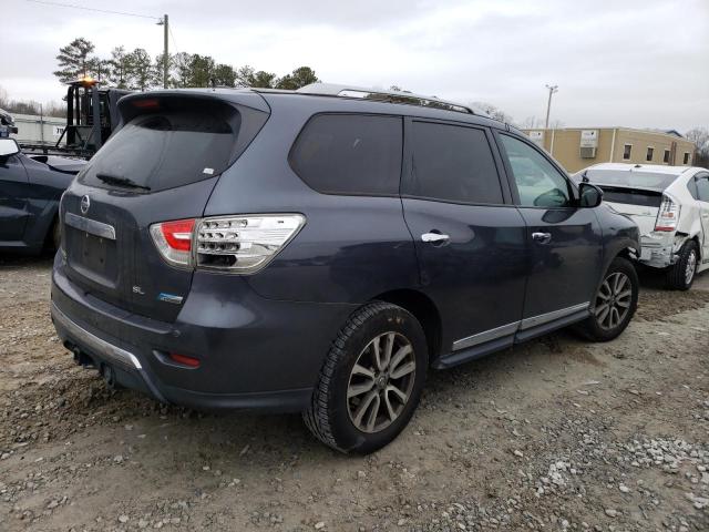 5N1CR2MN1EC636772 - 2014 NISSAN PATHFINDER SV HYBRID BLACK photo 3