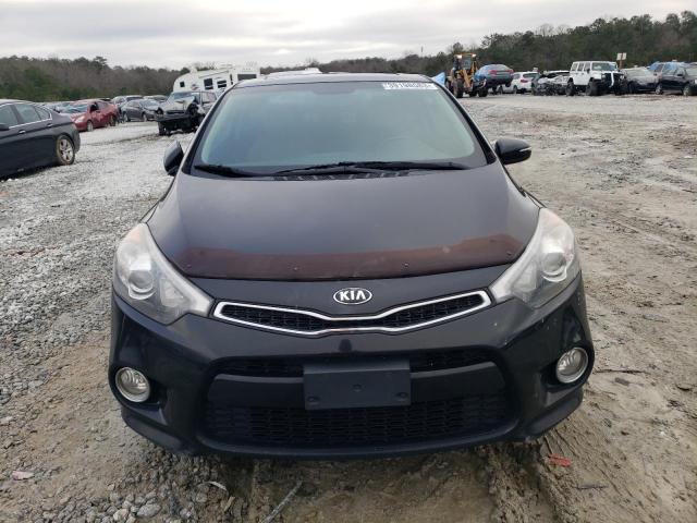 KNAFX6A86E5186650 - 2014 KIA FORTE EX BLACK photo 5