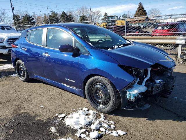 1N4AZ1CP8KC309697 - 2019 NISSAN LEAF S BLUE photo 4