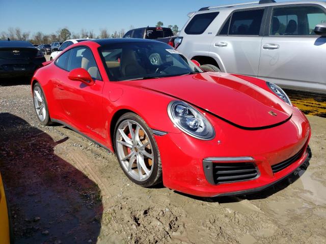 WP0AB2A94HS123467 - 2017 PORSCHE 911 CARRERA S RED photo 4