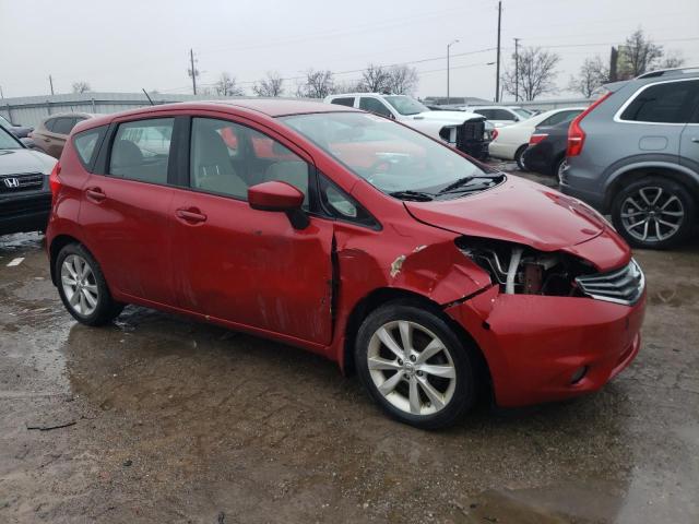 3N1CE2CP9FL368677 - 2015 NISSAN VERSA NOTE S RED photo 4