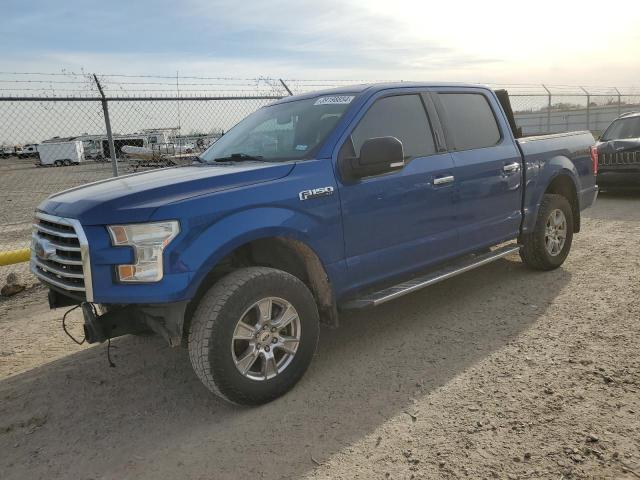 1FTEW1EF8HKC53395 - 2017 FORD F150 SUPERCREW BLUE photo 1