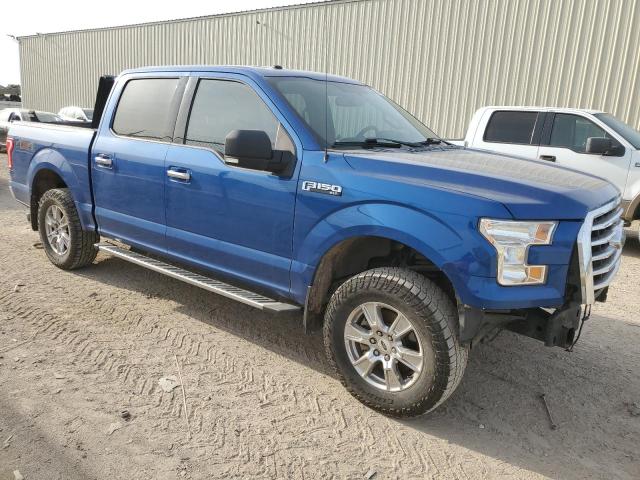 1FTEW1EF8HKC53395 - 2017 FORD F150 SUPERCREW BLUE photo 4