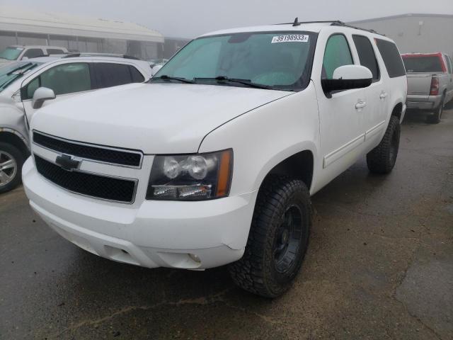 1GNSKJE73CR185442 - 2012 CHEVROLET SUBURBAN K1500 LT WHITE photo 1