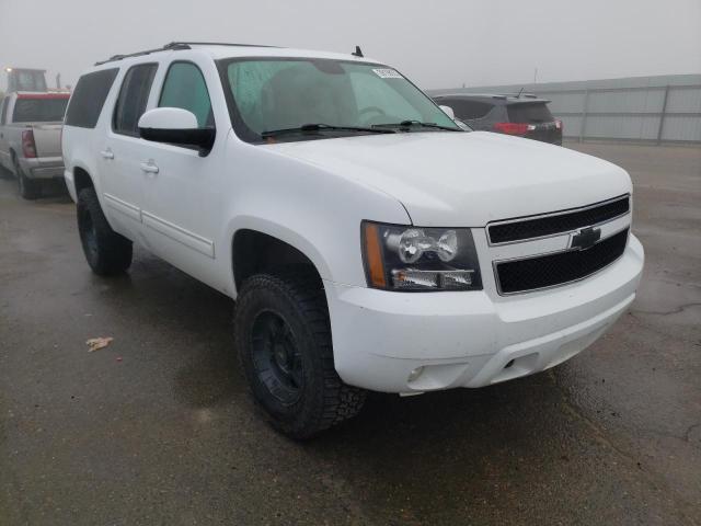 1GNSKJE73CR185442 - 2012 CHEVROLET SUBURBAN K1500 LT WHITE photo 4