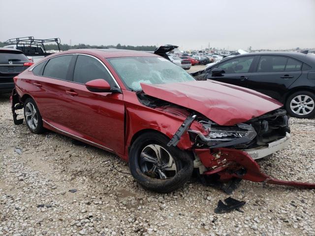 1HGCV2F55JA033277 - 2018 HONDA ACCORD EXL BURGUNDY photo 4