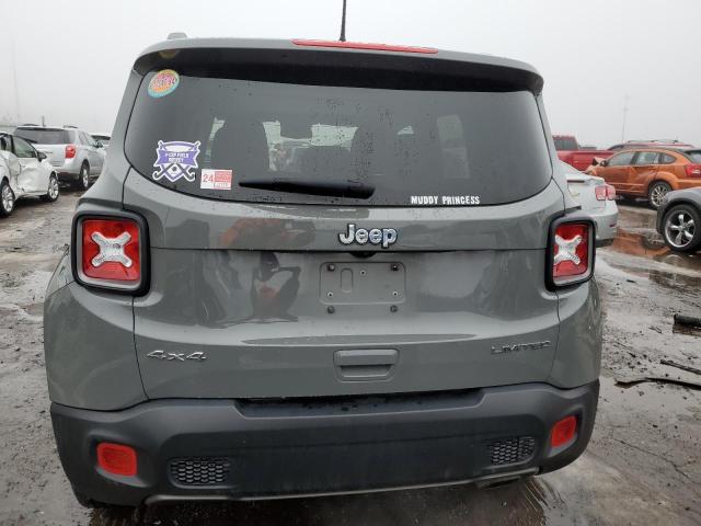 ZACNJBD14LPL96656 - 2020 JEEP RENEGADE LIMITED GRAY photo 6