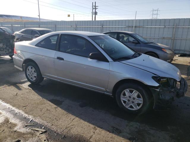 1HGEM22345L027593 - 2005 HONDA CIVIC DX VP SILVER photo 4