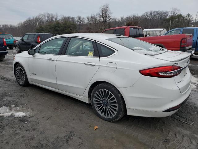 3FA6P0RU3JR151000 - 2018 FORD FUSION TITANIUM/PLATINUM HEV WHITE photo 2