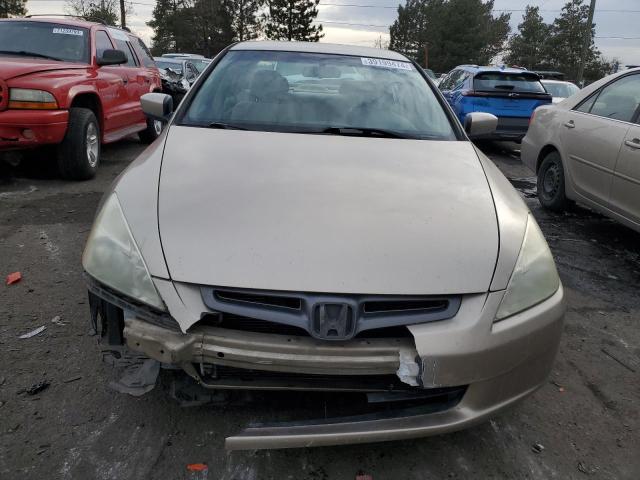 1HGCM56343A026813 - 2003 HONDA ACCORD LX GOLD photo 5