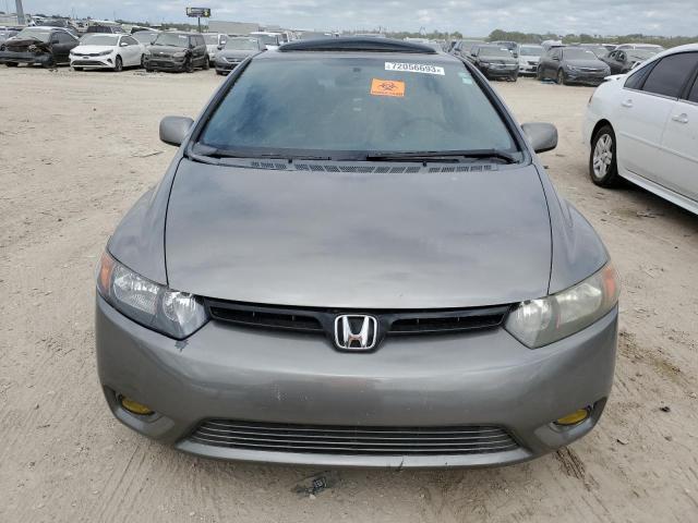 2HGFG21557H704228 - 2007 HONDA CIVIC SI GRAY photo 5