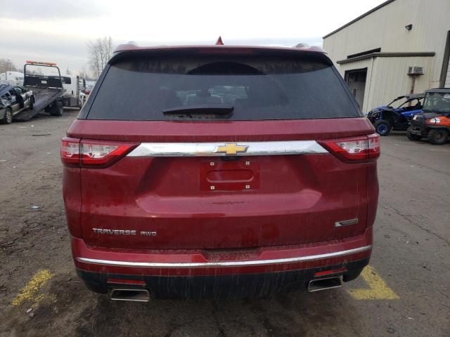 1GNEVJKW0JJ280634 - 2018 CHEVROLET TRAVERSE PREMIER RED photo 6