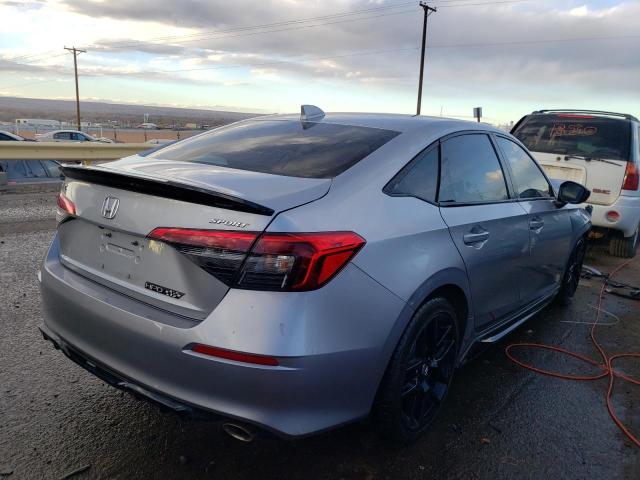 2HGFE2F54NH559923 - 2022 HONDA CIVIC SPORT Silber Foto 3
