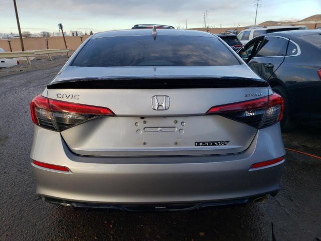 2HGFE2F54NH559923 - 2022 HONDA CIVIC SPORT Silber Foto 6
