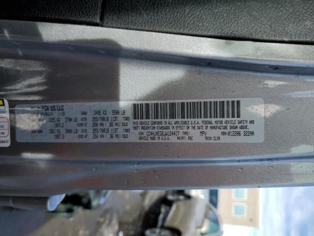 1C4HJXEG8JW124417 - 2018 JEEP WRANGLER U SAHARA GRAY photo 14