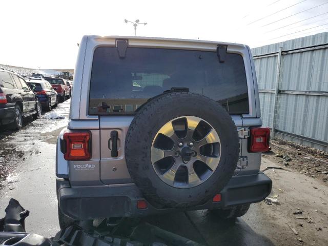 1C4HJXEG8JW124417 - 2018 JEEP WRANGLER U SAHARA GRAY photo 6