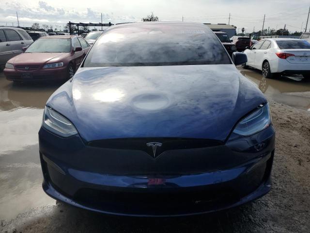 7SAXCDE59NF340924 - 2022 TESLA MODEL X BLUE photo 5