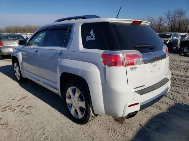 2GKFLZE38E6314717 - 2014 GMC TERRAIN DENALI WHITE photo 2