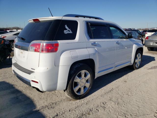 2GKFLZE38E6314717 - 2014 GMC TERRAIN DENALI WHITE photo 3