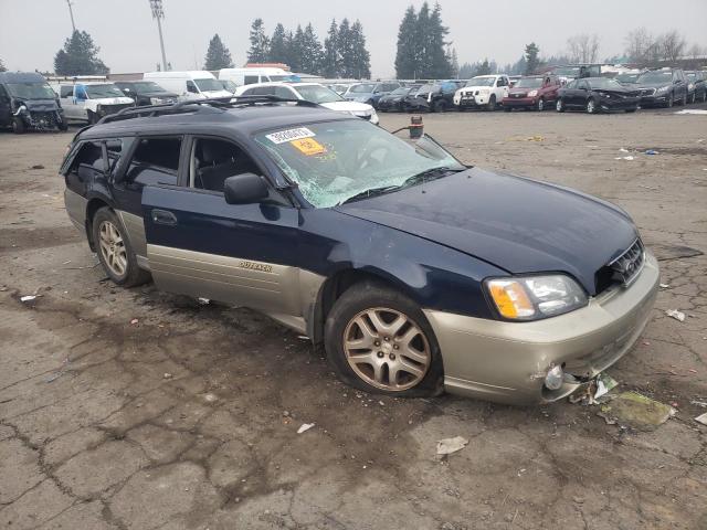 4S3BH675X37604625 - 2003 SUBARU LEGACY OUTBACK AWP 蓝色 照片 4