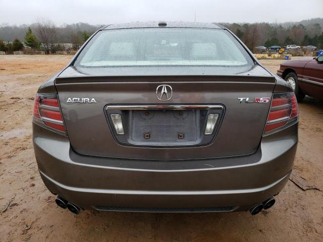 19UUA76597A005519 - 2007 ACURA TL TYPE S GRAY photo 6