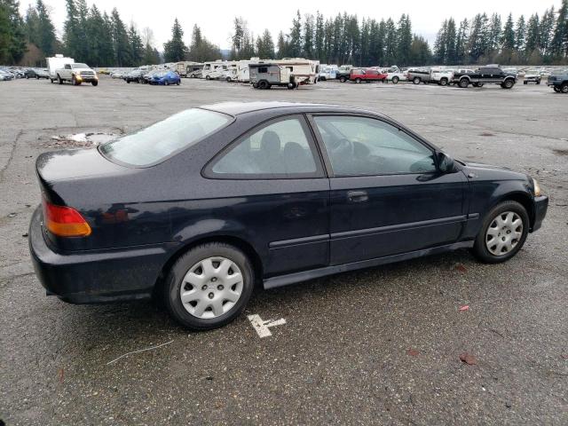 1HGEJ6226WL077906 - 1998 HONDA CIVIC DX BLACK photo 3