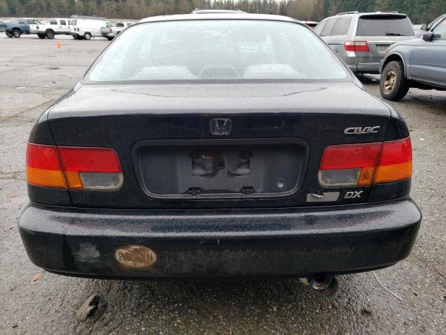 1HGEJ6226WL077906 - 1998 HONDA CIVIC DX BLACK photo 6