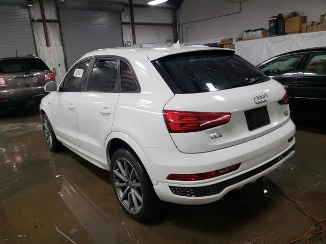 WA1ECCFS3JR025084 - 2018 AUDI Q3 PREMIUM WHITE photo 2