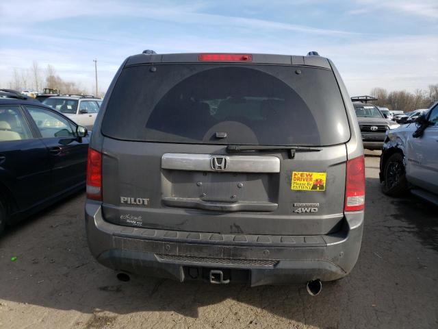 5FNYF4H94CB024089 - 2012 HONDA PILOT TOURING GRAY photo 6