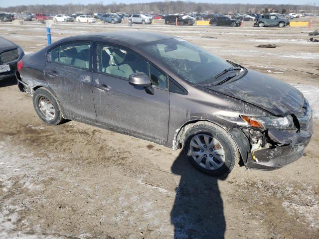 2HGFB2F59CH594303 - 2012 HONDA CIVIC LX GRAY photo 4