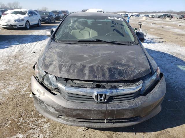 2HGFB2F59CH594303 - 2012 HONDA CIVIC LX GRAY photo 5