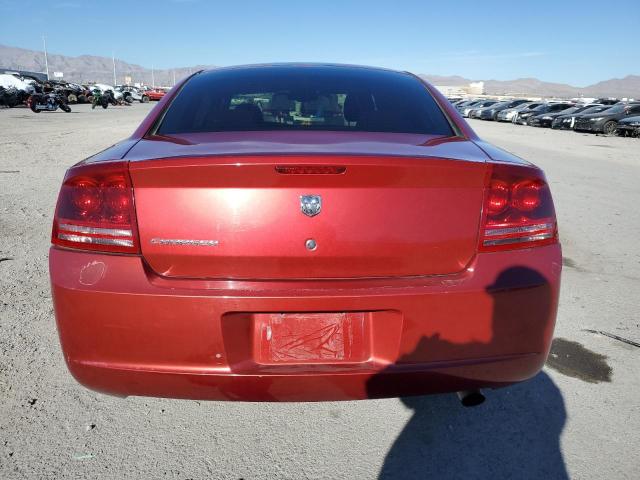 2B3KA43GX6H256805 - 2006 DODGE CHARGER SE RED photo 6